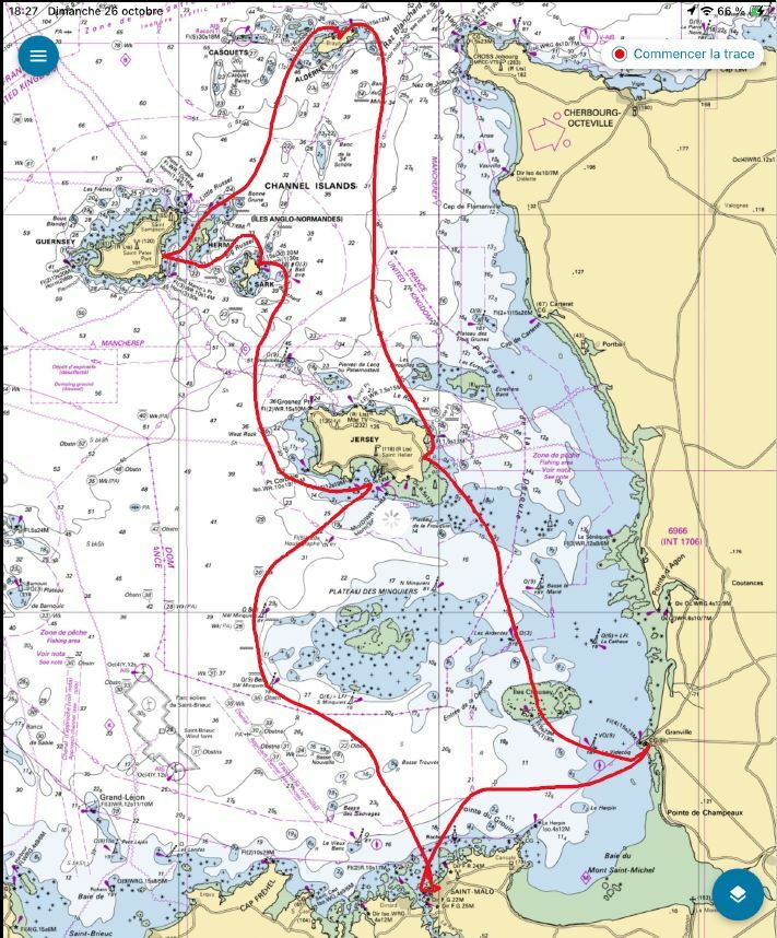 Sortie longue Anglo-normandes au départ de Saint-Malo